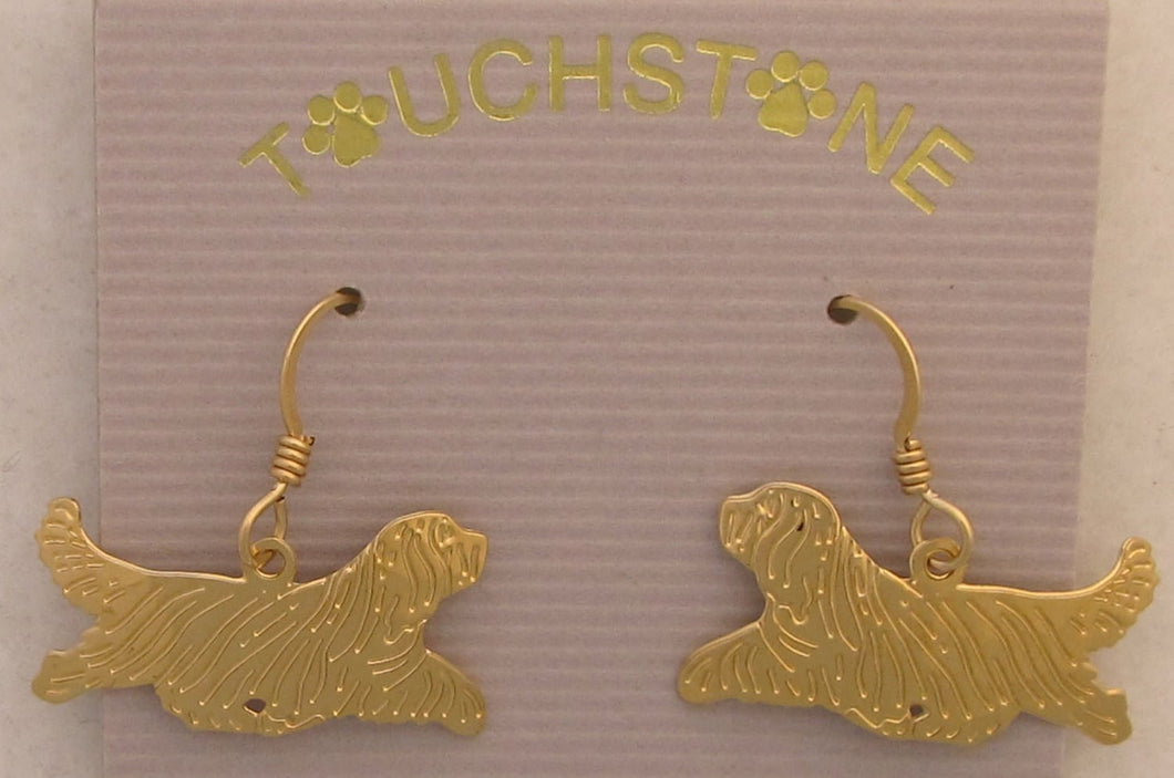 Bearded Collie Earrings by Touchstone Dog Designs // Bearded Collie Jewelry  // Dog Breed Jewelry