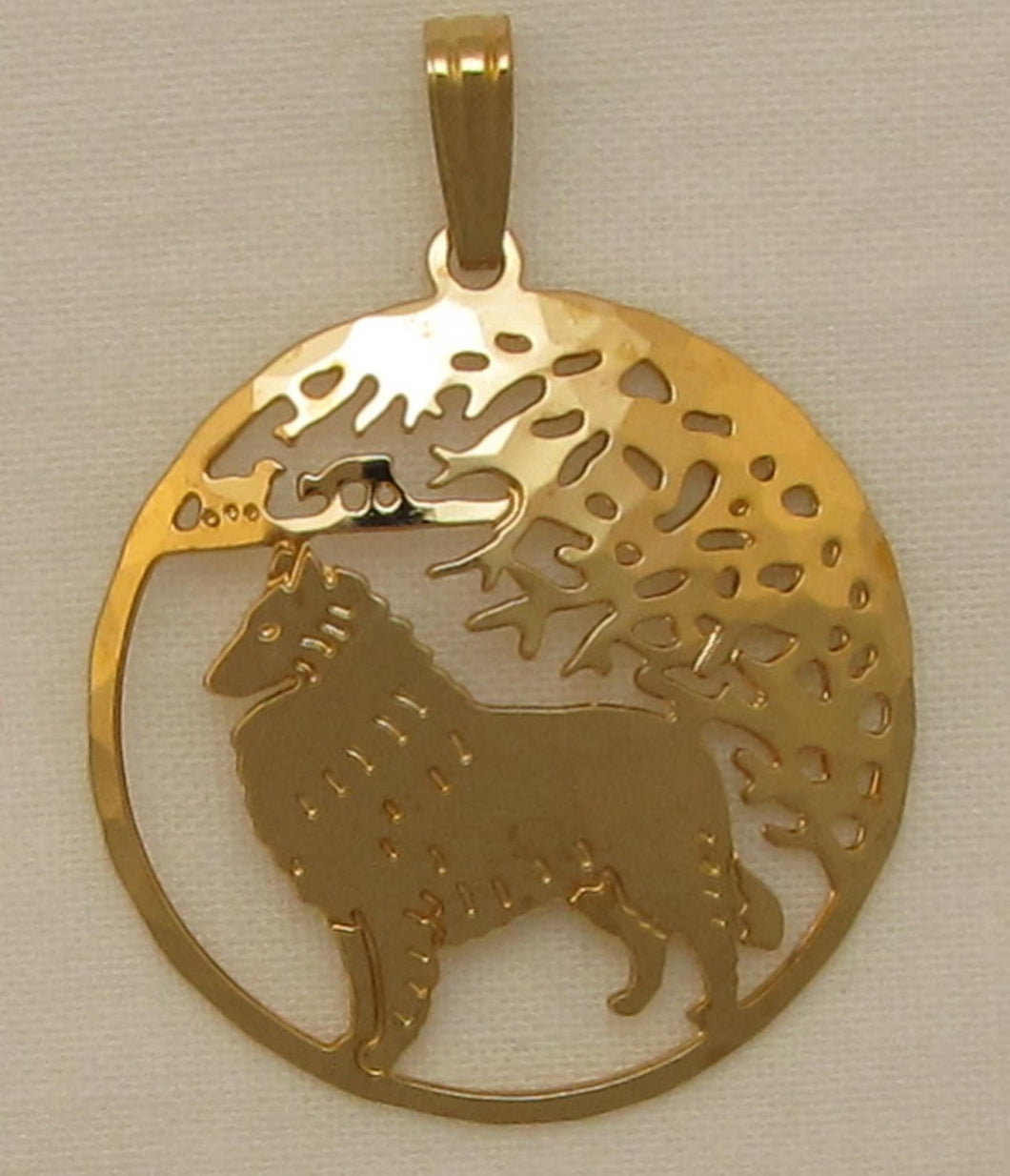Belgian Sheepdog / Tervuren Pendant by Touchstone Dog Designs // Belgian Sheepdog / Tervuren Jewelry  // Dog Breed Jewelry