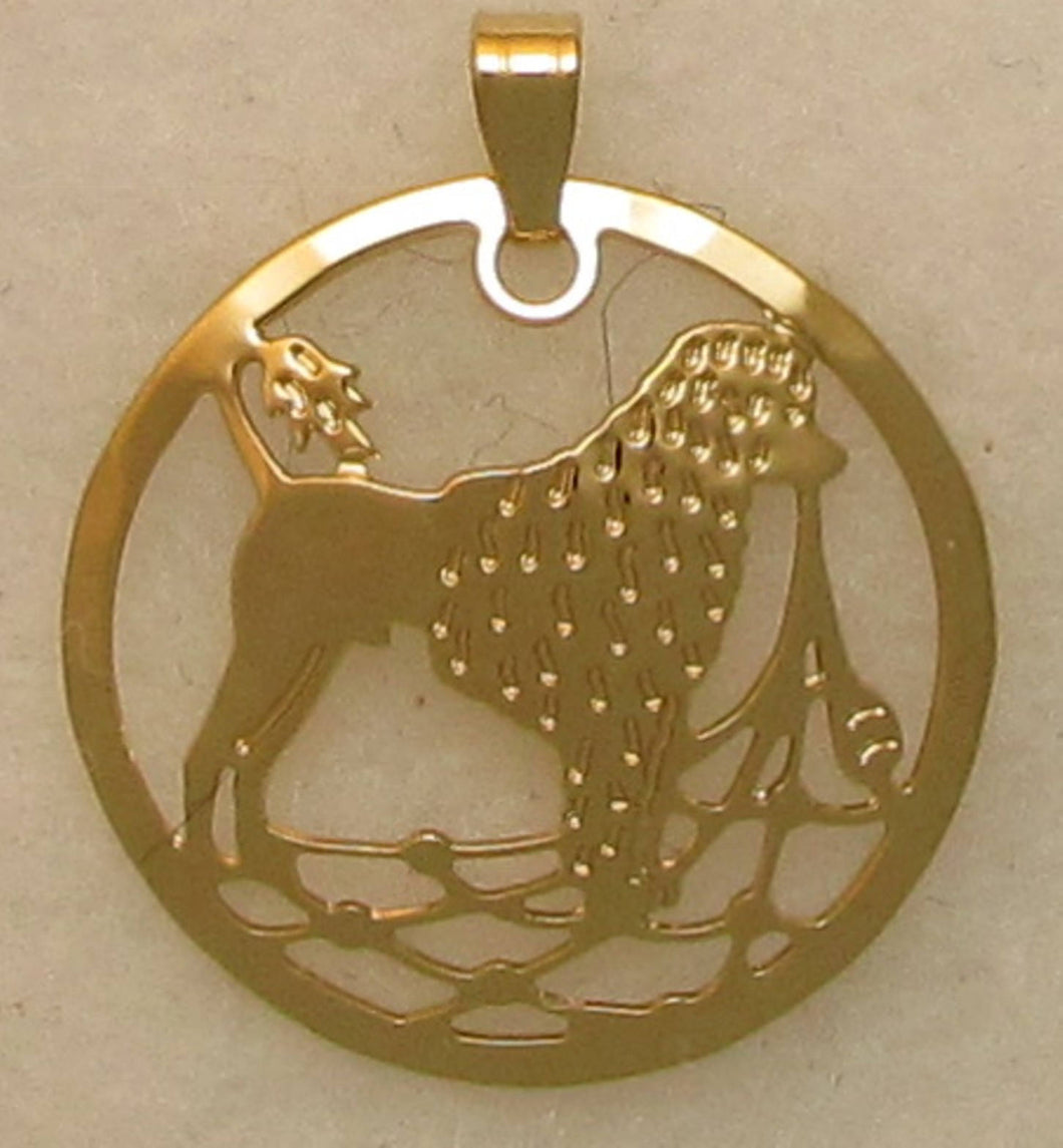 Portuguese Water Dog Lion Clip Pendant // Touchstone Dog Designs // Portuguese Water Dog  Jewelry // Dog Breed Jewelry