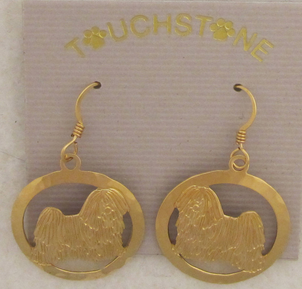 Puli Wire Earrings // Touchstone Dog Designs // Puli Jewelry // Dog Breed Jewelry // AKC Breed Jewelry