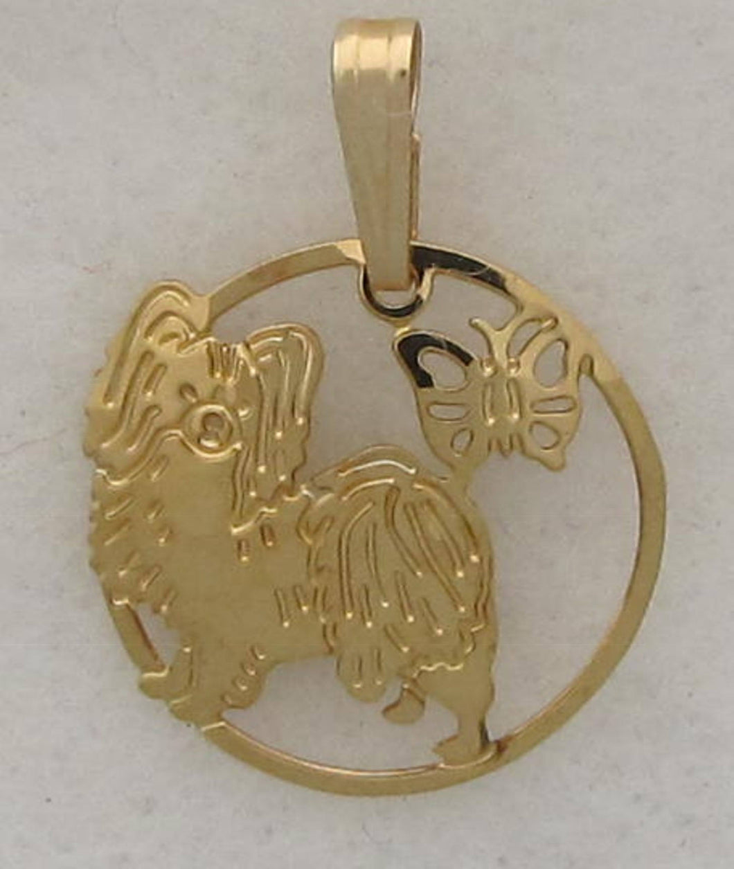 Papillon Pendant // Touchstone Dog Designs //  Papillon Jewelry // Dog Breed Jewelry // AKC Jewelry