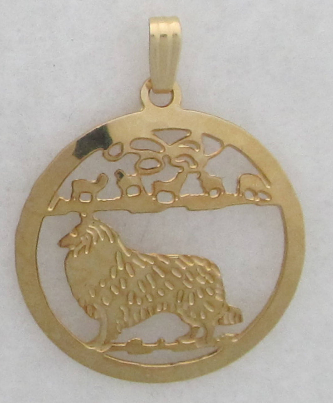 Collie (Rough) Pendant by Touchstone Dog Designs // Collie Jewelry  // Dog Breed Jewelry // AKC Breed Jewelry