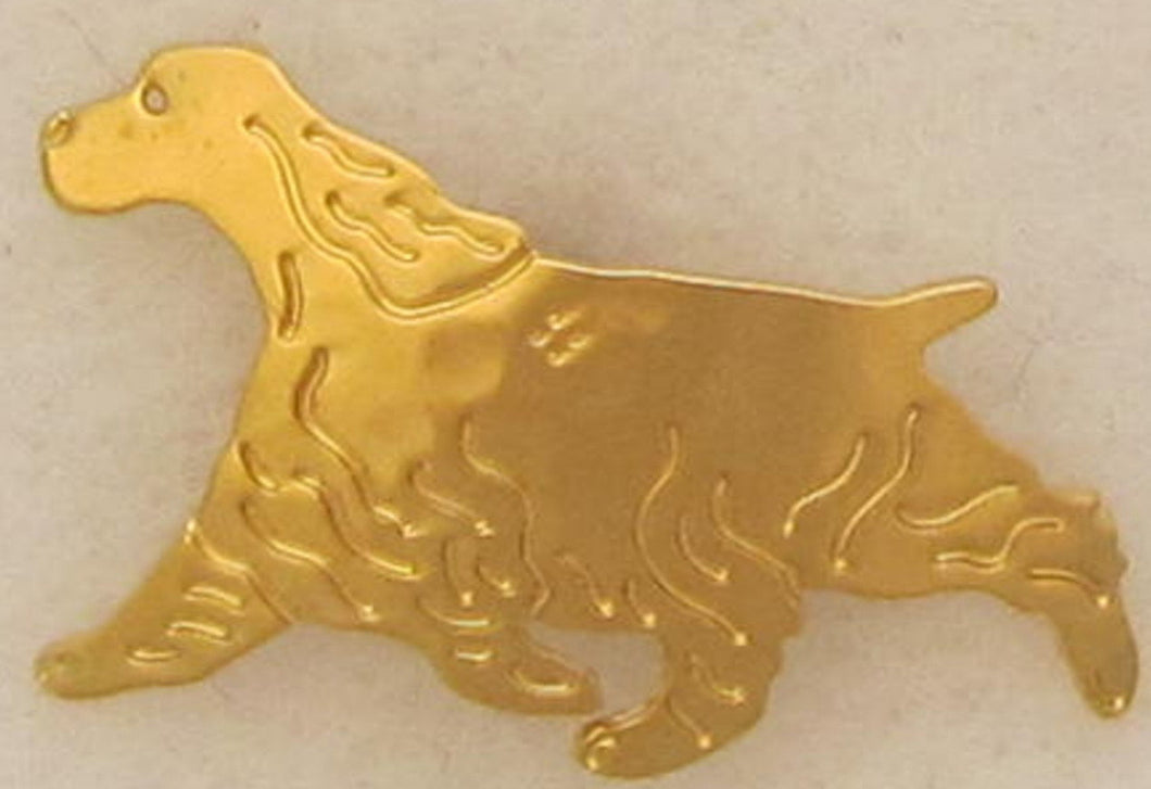 English Cocker Spaniel Clutch Pin by Touchstone Dog Designs // English Cocker Spaniel Jewelry / Dog Breed Jewelry // AKC Breed Jewelry