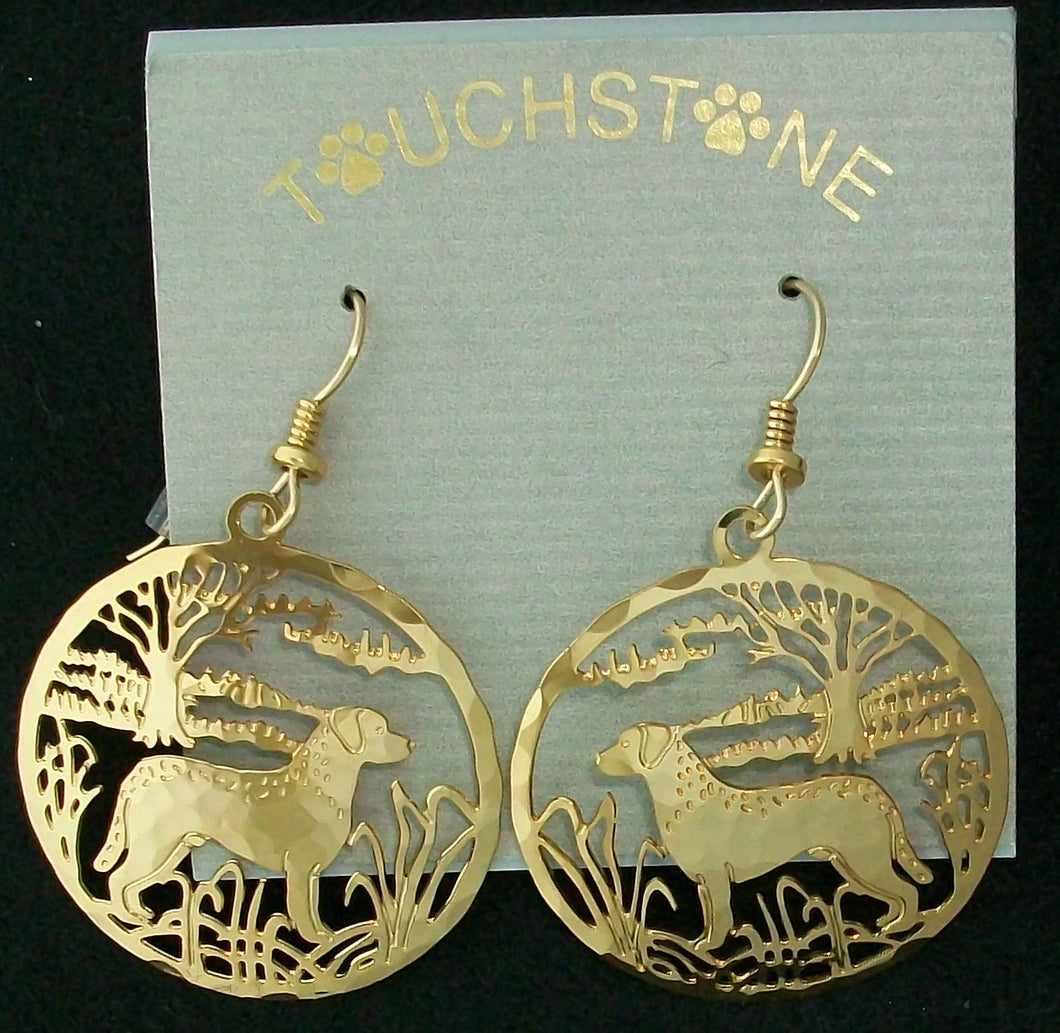 Chesapeake Bay Retriever Earrings by Touchstone Dog Designs // Chesapeake Bay Retriever Jewelry  // Dog Breed Jewelry // AKC Breed Jewelry