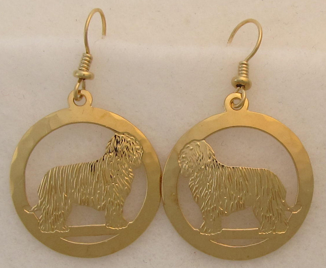 Komondor Wire Earrings by Touchstone Dog Designs // Komondor Jewelry // Dog Breed Jewelry for People