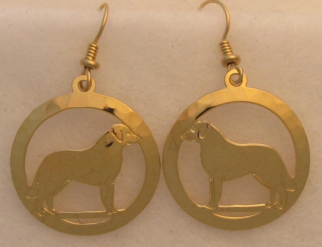 Kuvasz Wire Earrings by Touchstone Dog Designs // Kuvasz Jewelry // Dog Breed Jewelry for People